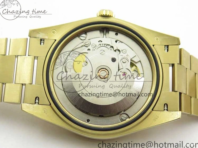 MiroTime 0220 Day-Date 40mm 228239 BP New Dial Version 904 YG Silver Roman Markers Dial on SS President Bracelet A Popular 2806